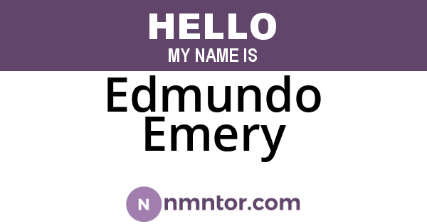 Edmundo Emery