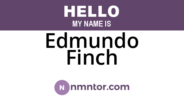 Edmundo Finch
