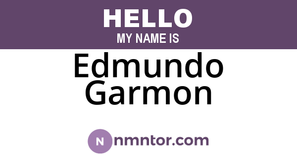Edmundo Garmon