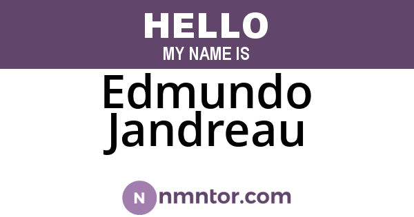 Edmundo Jandreau