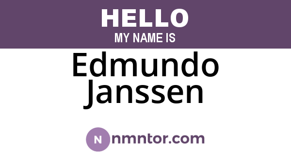 Edmundo Janssen