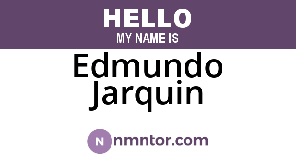 Edmundo Jarquin