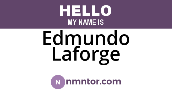 Edmundo Laforge
