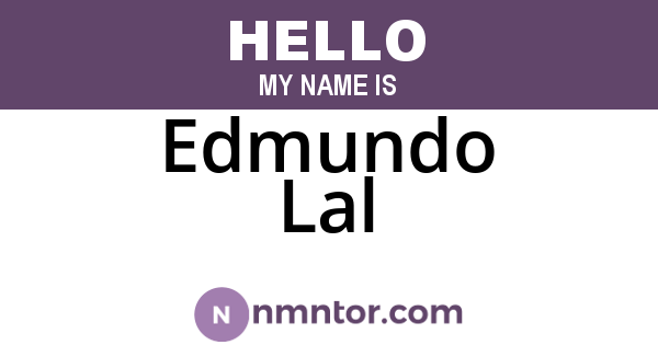 Edmundo Lal