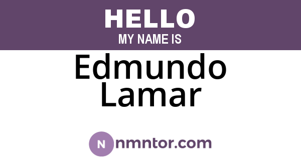 Edmundo Lamar