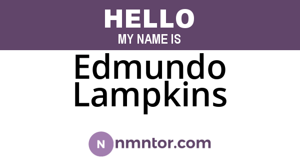 Edmundo Lampkins