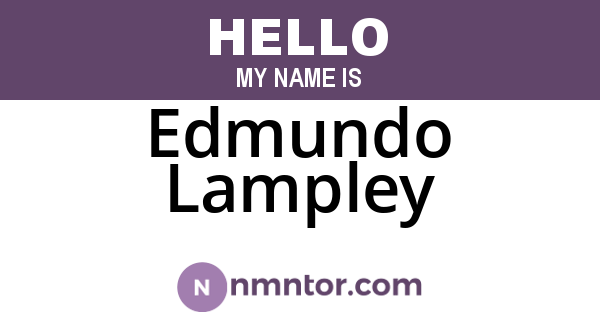 Edmundo Lampley