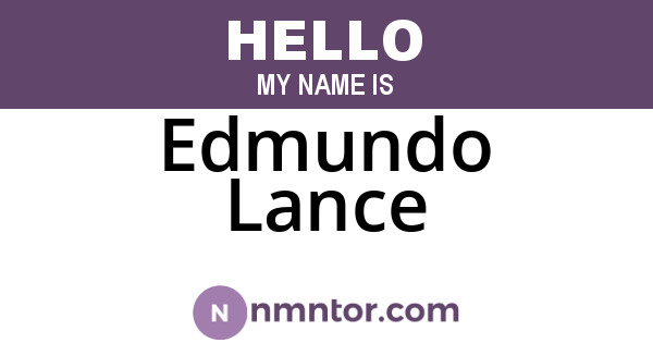 Edmundo Lance