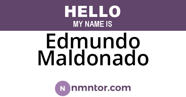 Edmundo Maldonado