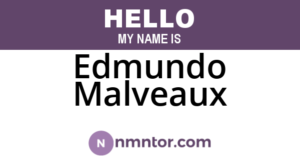 Edmundo Malveaux
