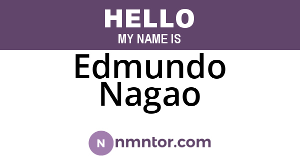 Edmundo Nagao