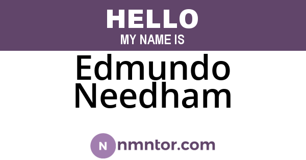 Edmundo Needham