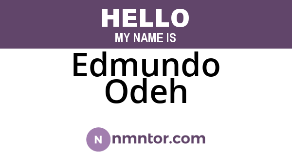 Edmundo Odeh