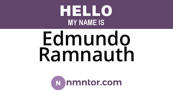 Edmundo Ramnauth