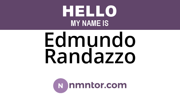Edmundo Randazzo