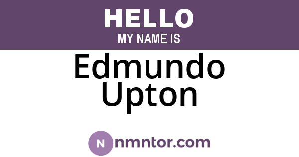 Edmundo Upton