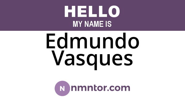 Edmundo Vasques