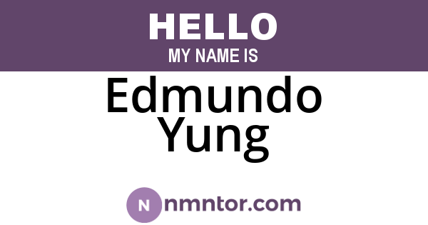 Edmundo Yung