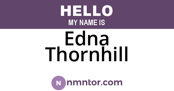 Edna Thornhill