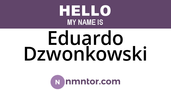 Eduardo Dzwonkowski