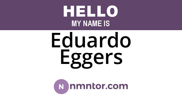 Eduardo Eggers