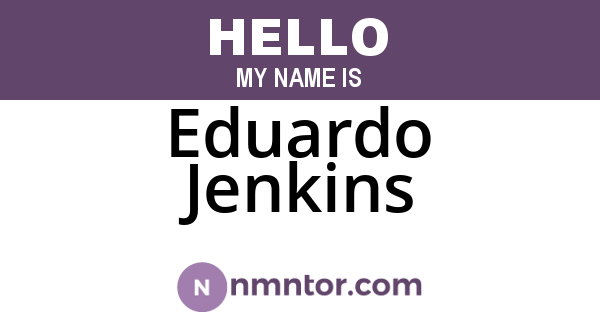 Eduardo Jenkins