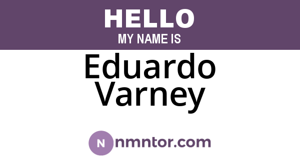 Eduardo Varney