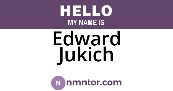 Edward Jukich