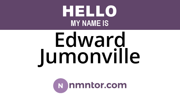 Edward Jumonville