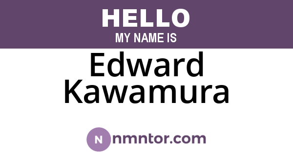 Edward Kawamura