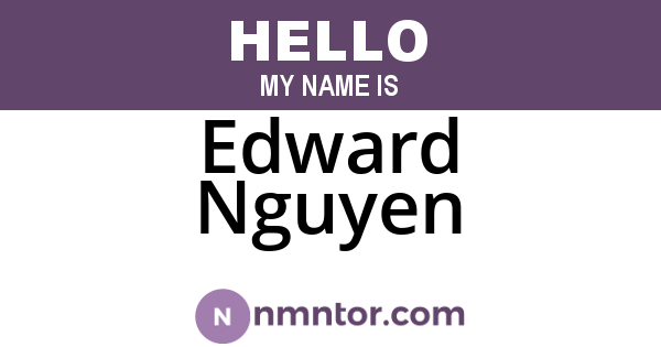 Edward Nguyen