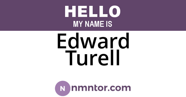 Edward Turell