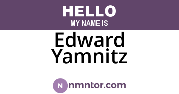 Edward Yamnitz