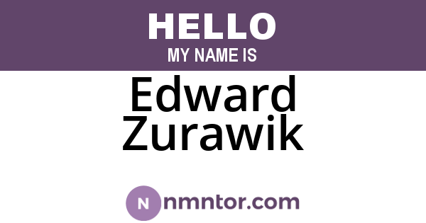 Edward Zurawik