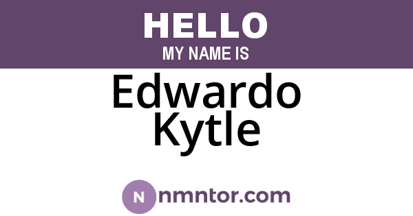 Edwardo Kytle