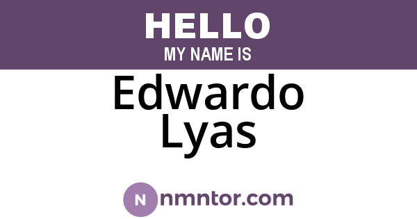 Edwardo Lyas