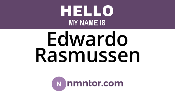 Edwardo Rasmussen