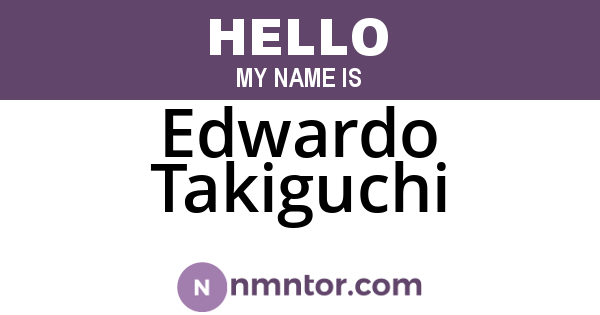 Edwardo Takiguchi
