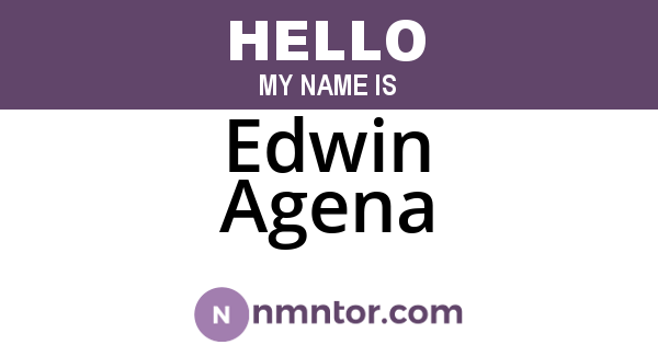 Edwin Agena