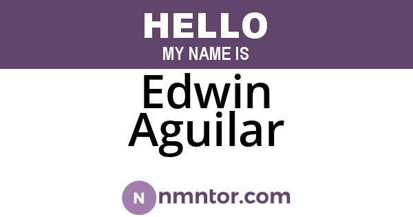 Edwin Aguilar