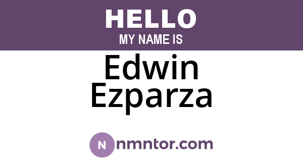 Edwin Ezparza