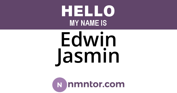Edwin Jasmin