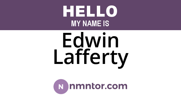 Edwin Lafferty