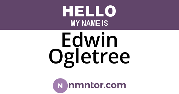 Edwin Ogletree