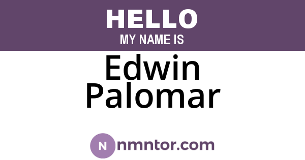Edwin Palomar