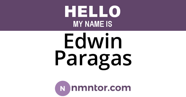 Edwin Paragas