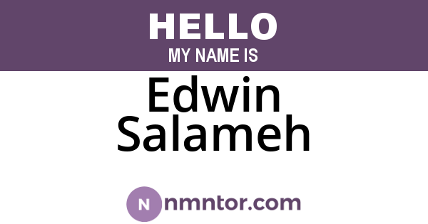 Edwin Salameh