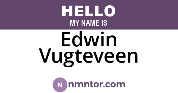 Edwin Vugteveen