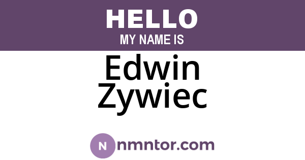 Edwin Zywiec