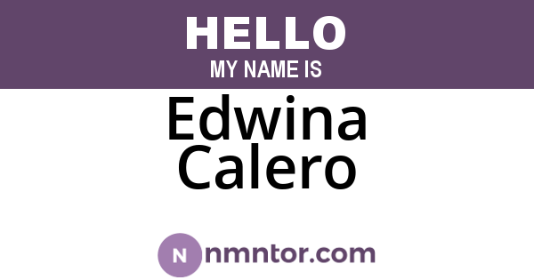 Edwina Calero